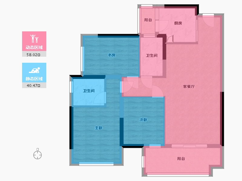 广西壮族自治区-贵港市-阳光城 悦府-11.00-户型库-动静分区