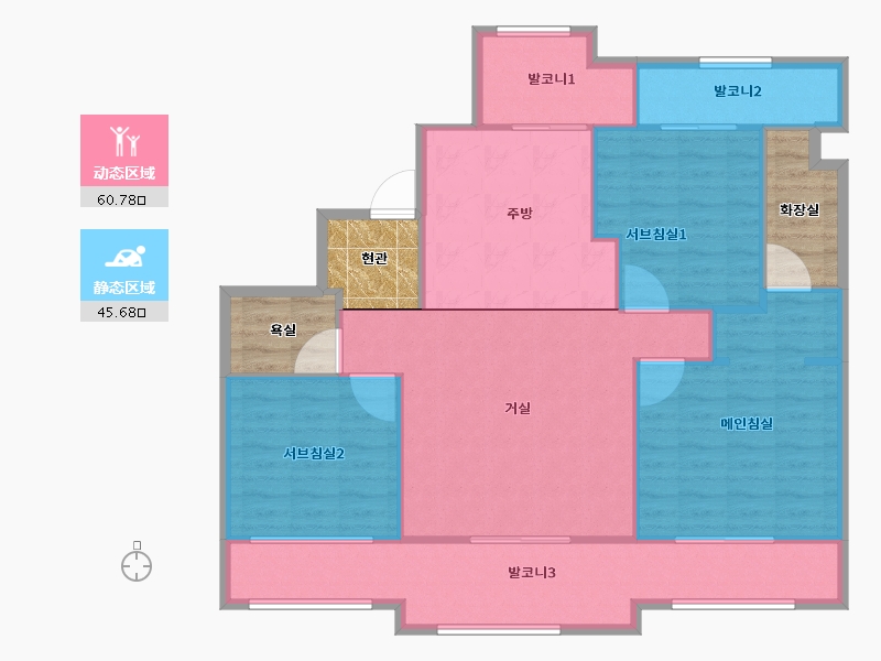 경기도-화성시-동화마을휴먼시아5단지-109.35-户型库-动静分区