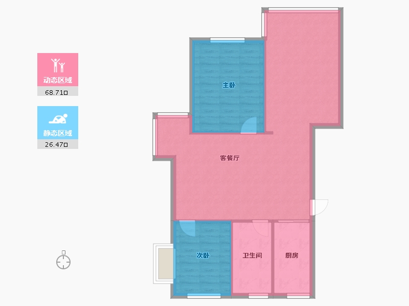 浙江省-宁波市-天庐苑-144.75-户型库-动静分区