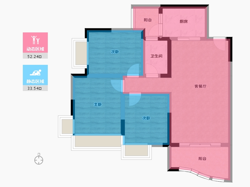 四川省-成都市-朗诗·观山樾-101.03-户型库-动静分区