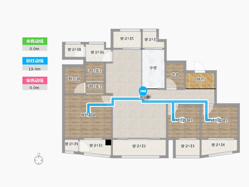 서울특별시-강서구-마곡엠밸리7단지-111.51-户型库-动静线