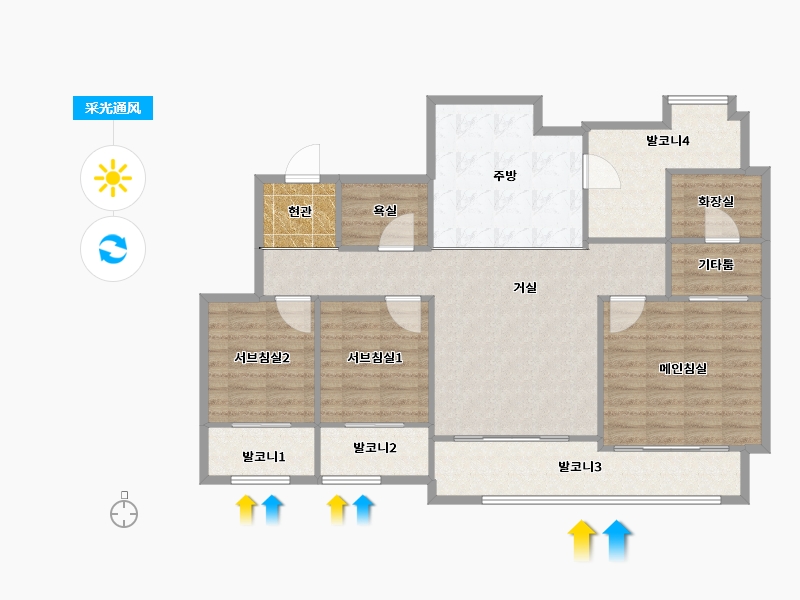 서울특별시-관악구-서울대입구아이원-112.11-户型库-采光通风