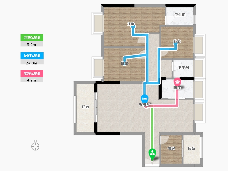 河南省-信阳市-上河城-109.00-户型库-动静线