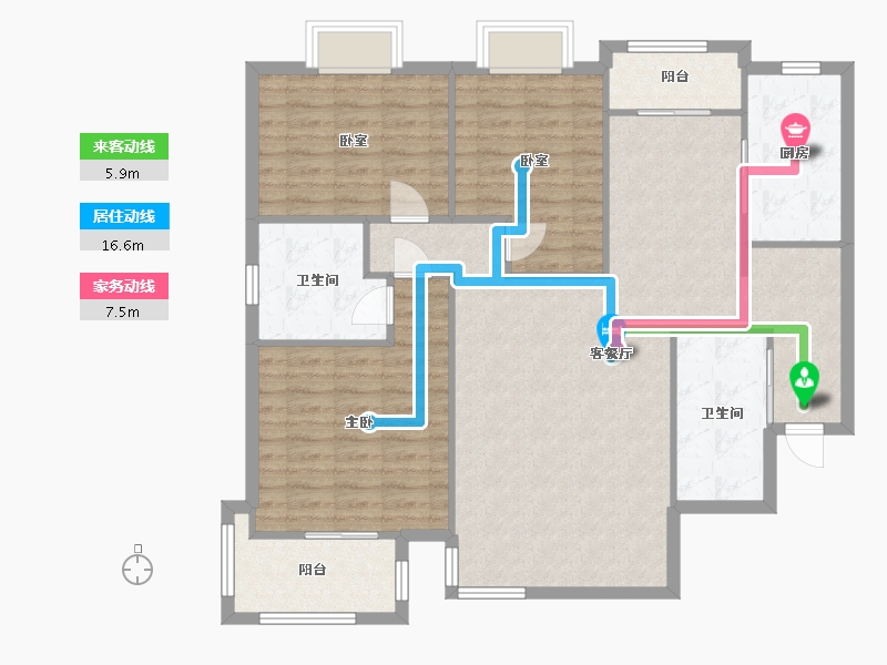 河北省-石家庄市-曲江澜山-114.00-户型库-动静线