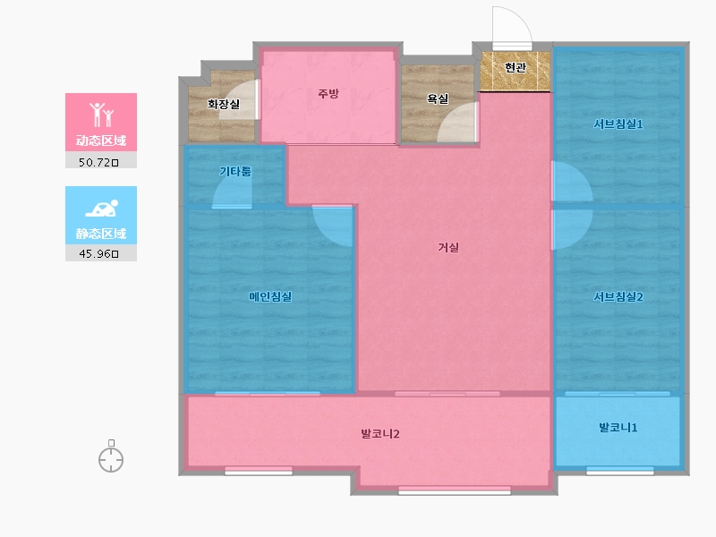 서울특별시-광진구-세림리오빌-96.92-户型库-动静分区