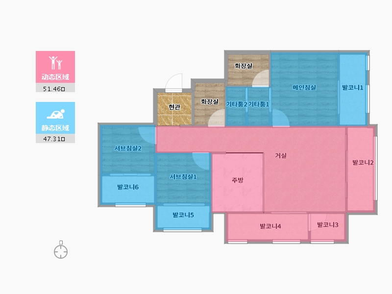 경기도-하남시-미사강변센트리버-101.67-户型库-动静分区