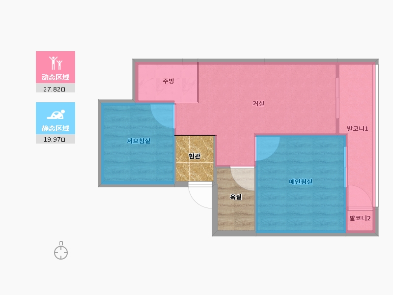 서울특별시-강서구-중앙하이츠-49.35-户型库-动静分区