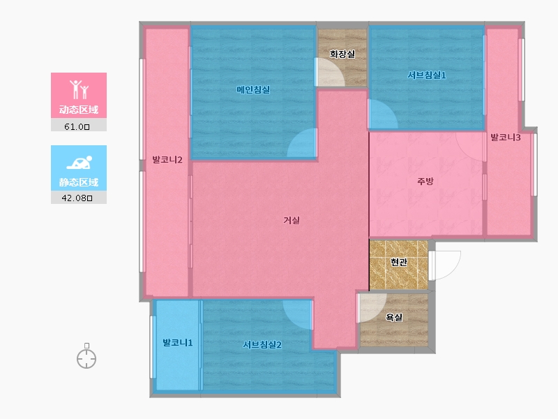 경기도-안양시 만안구-효성-105.36-户型库-动静分区