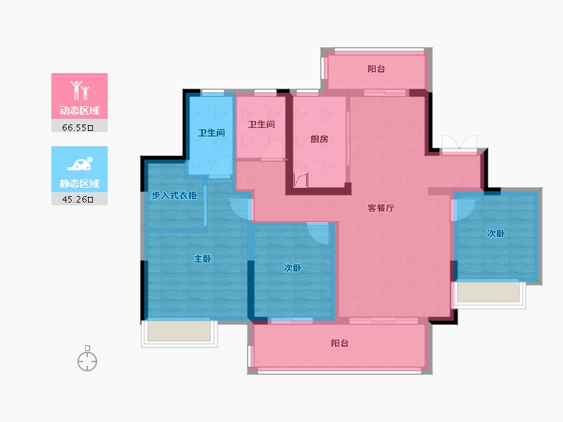 四川省-成都市-新悦府-143.00-户型库-动静分区