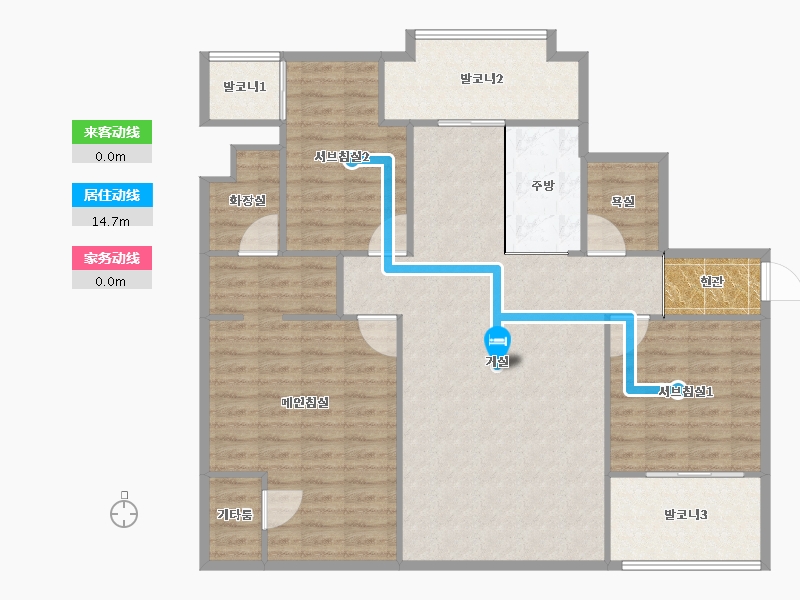 경기도-용인시 기흥구-지석마을진흥더루벤스2단지-121.92-户型库-动静线