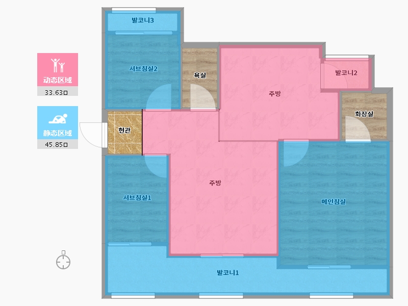 서울특별시-강남구-대원칸타빌-80.71-户型库-动静分区