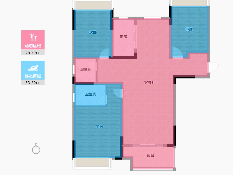 河南省-驻马店市-同信江屿洲-115.00-户型库-动静分区