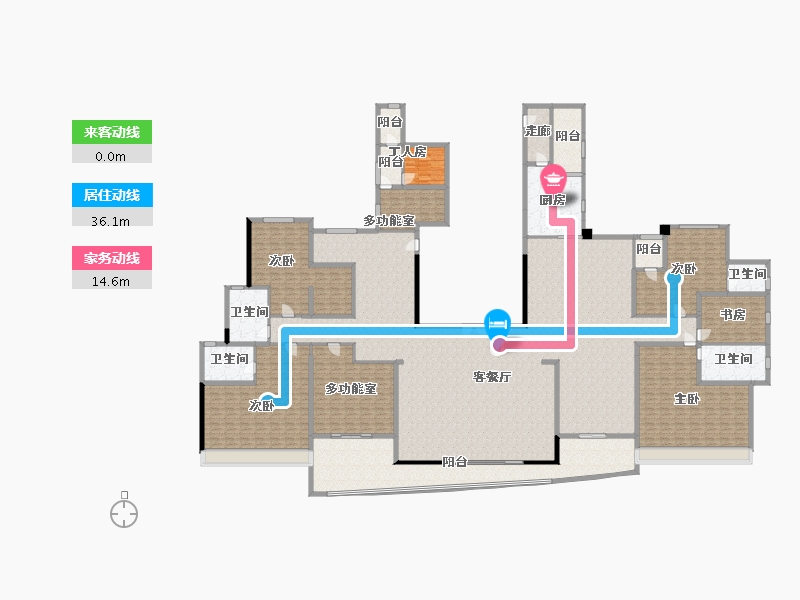 广东省-佛山市-佛山市富丰广场-536.00-户型库-动静线