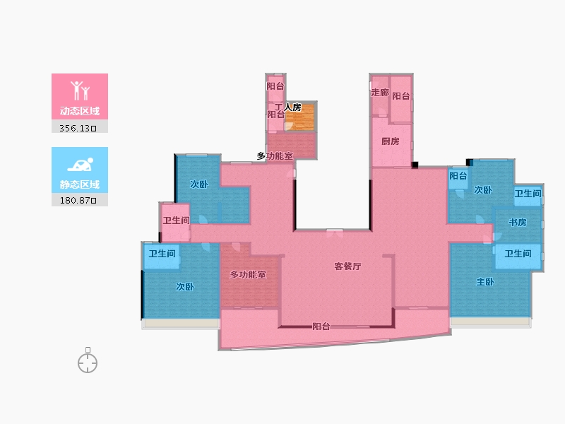 广东省-佛山市-佛山市富丰广场-536.00-户型库-动静分区