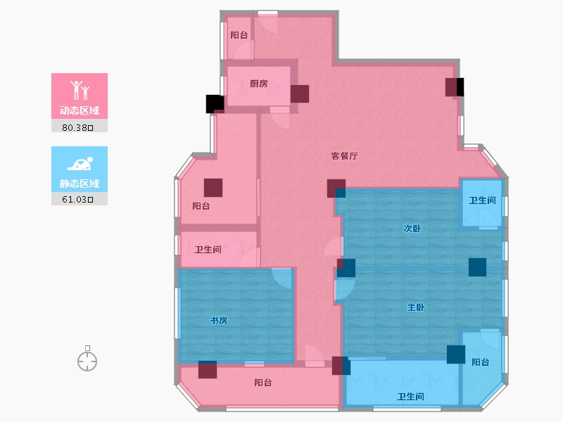 广东省-佛山市-南华小区-125.00-户型库-动静分区