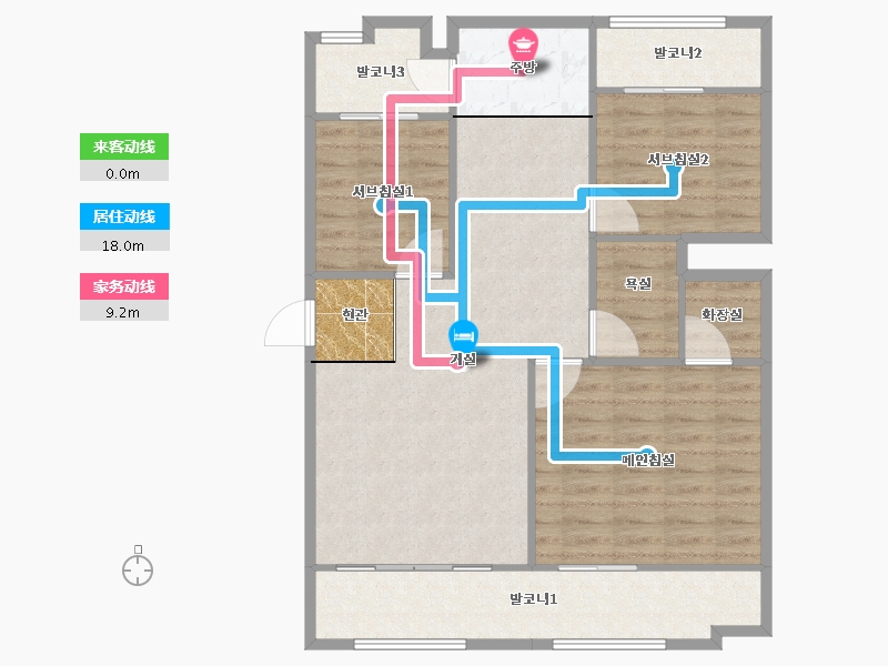 서울특별시-강서구-대림-92.67-户型库-动静线