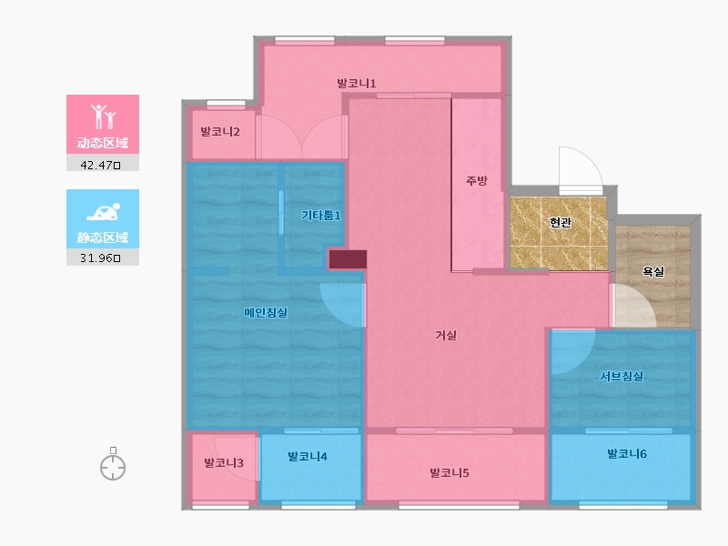 경기도-하남시-감일센트레빌-74.13-户型库-动静分区