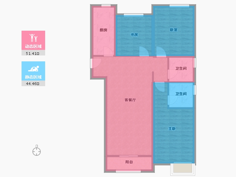 河北省-保定市-任达-120.00-户型库-动静分区