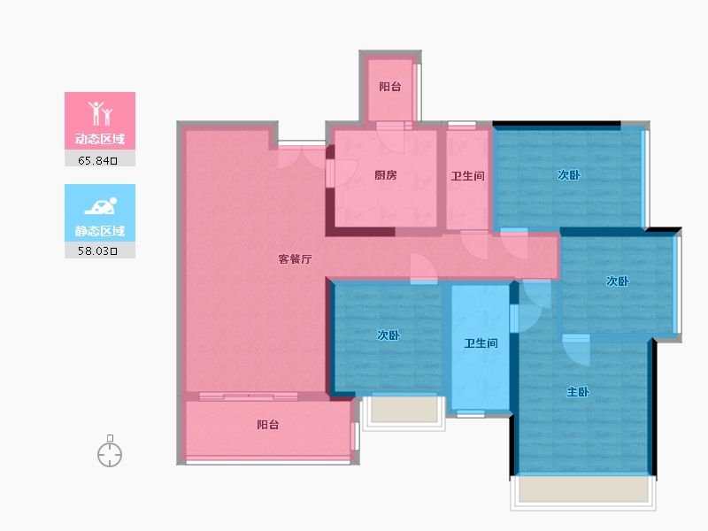 四川省-成都市-远大中央公园三期-117.00-户型库-动静分区