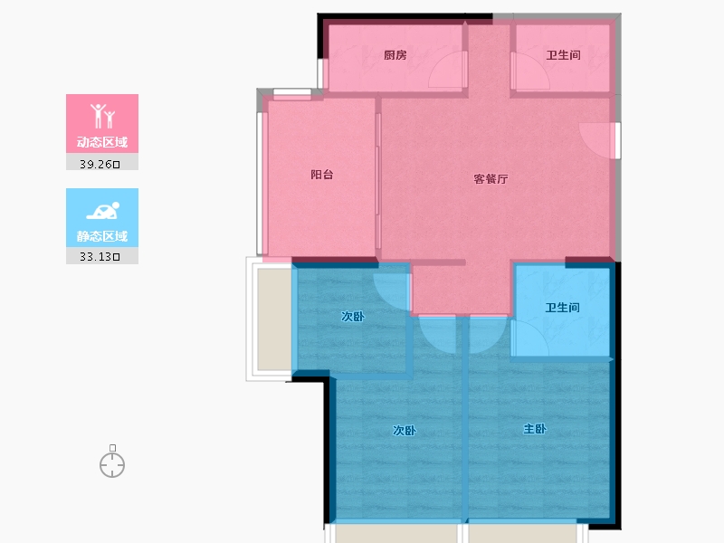 广东省-深圳市-正东名苑-96.00-户型库-动静分区