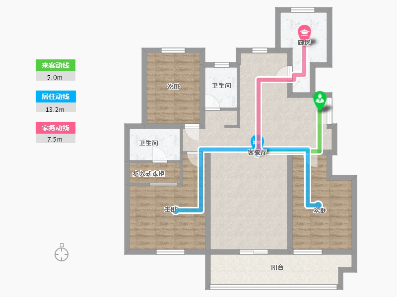 山东省-德州市-力高雍泉府-102.00-户型库-动静线