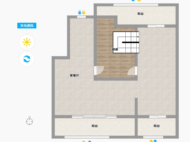 四川省-成都市-铁投紫瑞府-128.00-户型库-采光通风