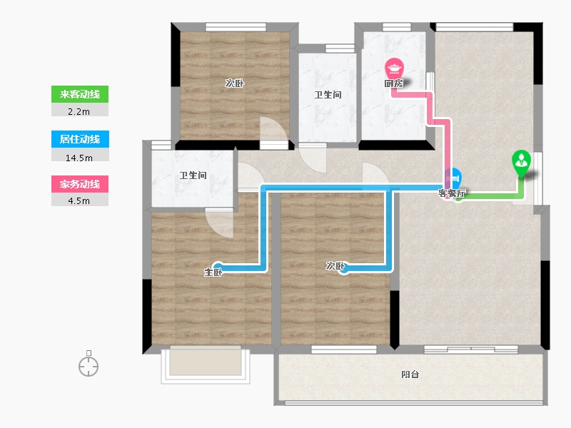 江西省-赣州市-红旗大道首府-100.00-户型库-动静线