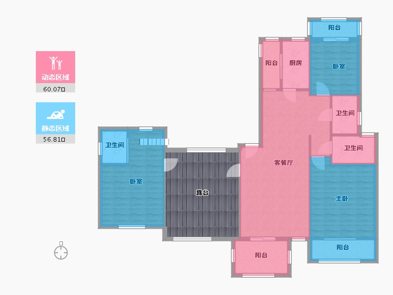 江西省-南昌市-香溢花城-113.00-户型库-动静分区