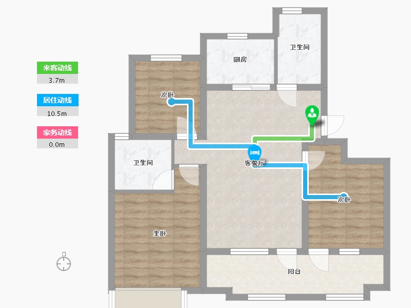 山东省-青岛市-和达智慧生态城-88.00-户型库-动静线