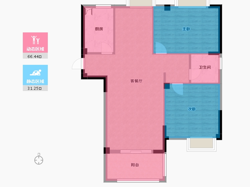 福建省-福州市-武夷书香名邸-89.00-户型库-动静分区