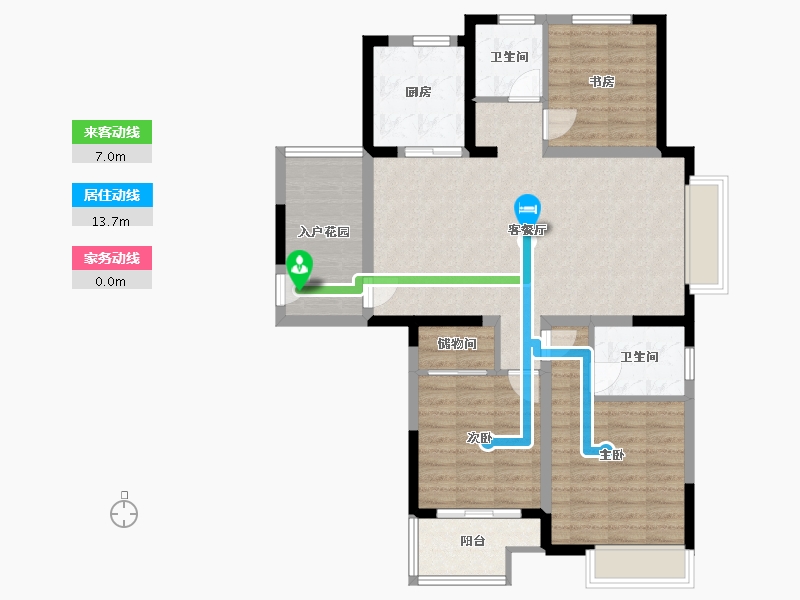 江苏省-盐城市-凤鸣缇香-98.00-户型库-动静线