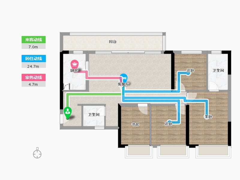 四川省-成都市-新城林屿溪-102.73-户型库-动静线