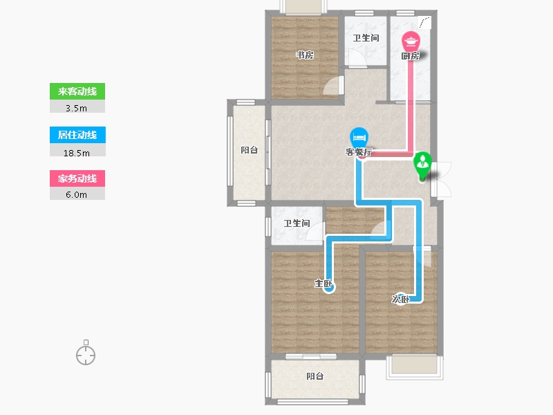 江苏省-连云港市-晟晖·香堤国际-102.15-户型库-动静线