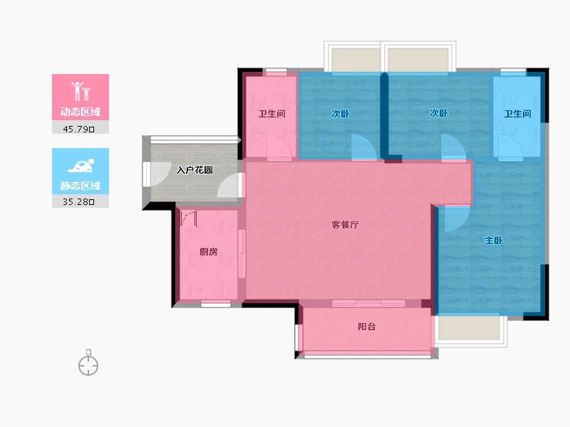 广东省-广州市-万科城市之光-80.00-户型库-动静分区