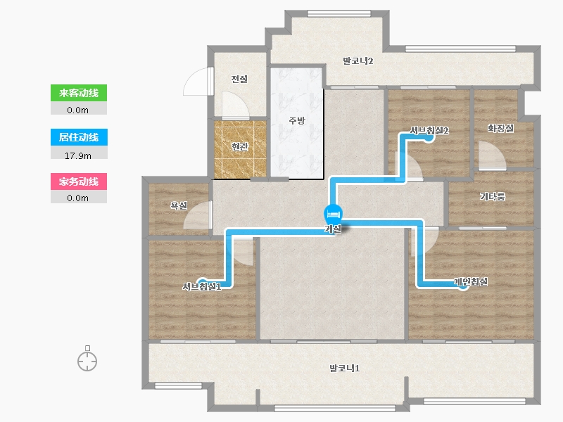 경기도-화성시-동탄시범한빛마을금호어울림-121.70-户型库-动静线