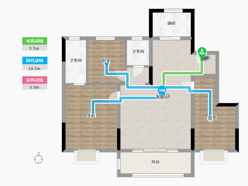 安徽省-蚌埠市-奥园誉府-97.11-户型库-动静线