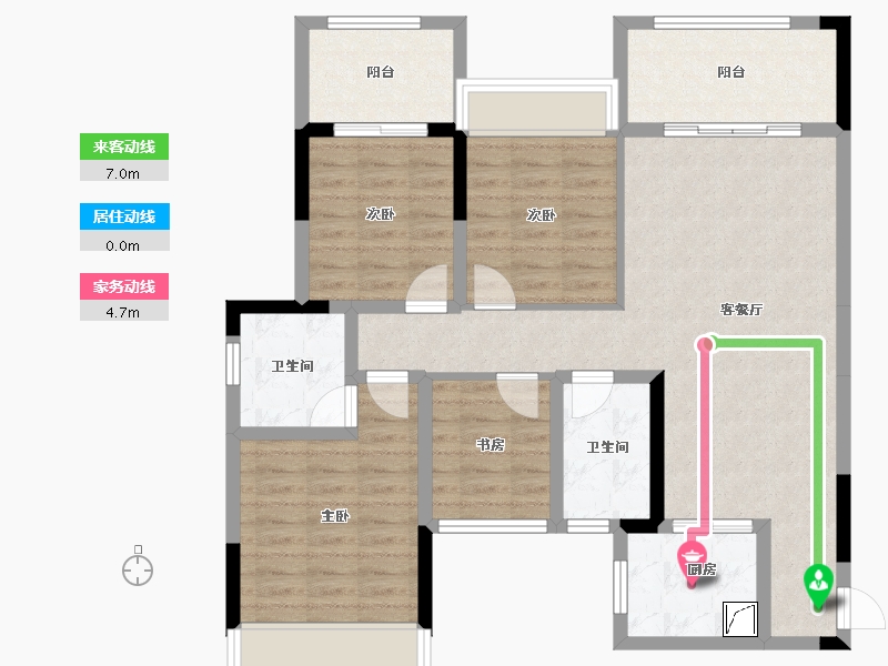 广西壮族自治区-桂林市-西宸源著-99.00-户型库-动静线