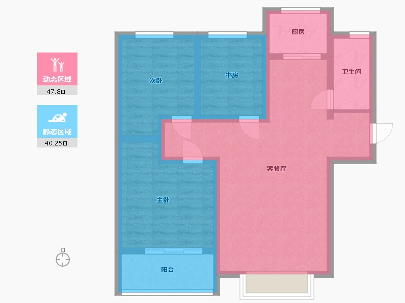 山东省-滨州市-百壹春风十里-78.13-户型库-动静分区