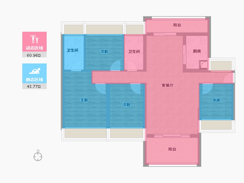 广东省-阳江市-御品缔景湾-99.18-户型库-动静分区