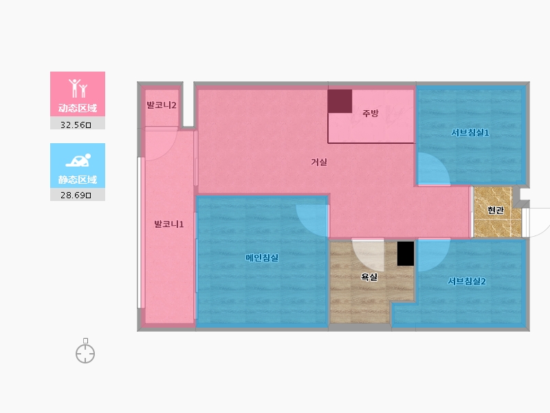 서울특별시-광진구-경남-62.42-户型库-动静分区