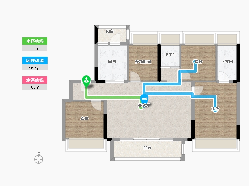 四川省-南充市-澜山邸-98024.00-户型库-动静线