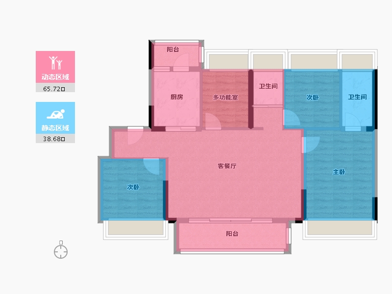 四川省-南充市-澜山邸-98024.00-户型库-动静分区