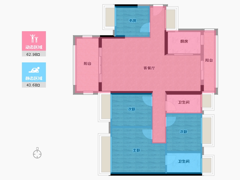 广东省-阳江市-御品缔景湾-99.18-户型库-动静分区