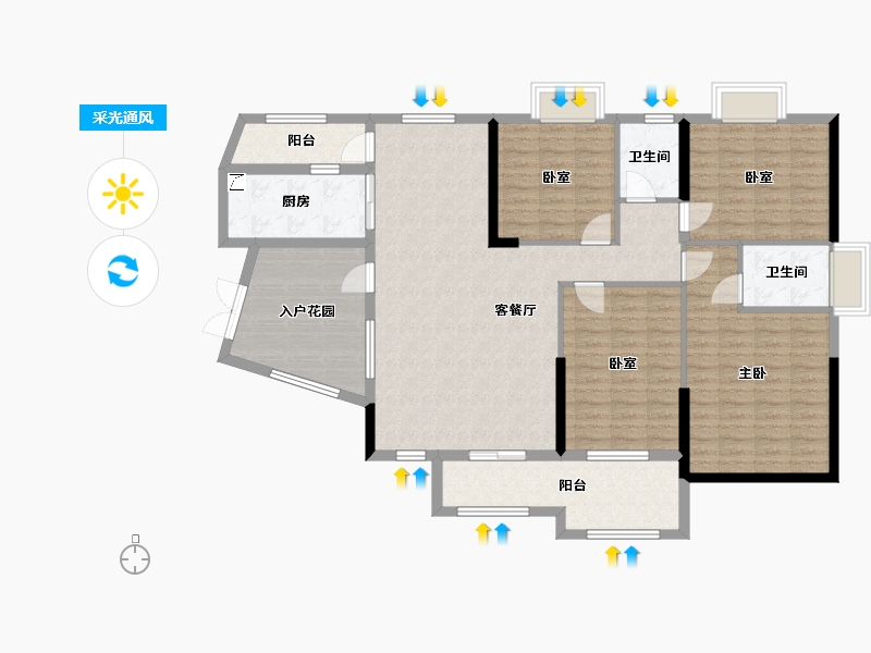 广东省-肇庆市-尚东康城-137.42-户型库-采光通风