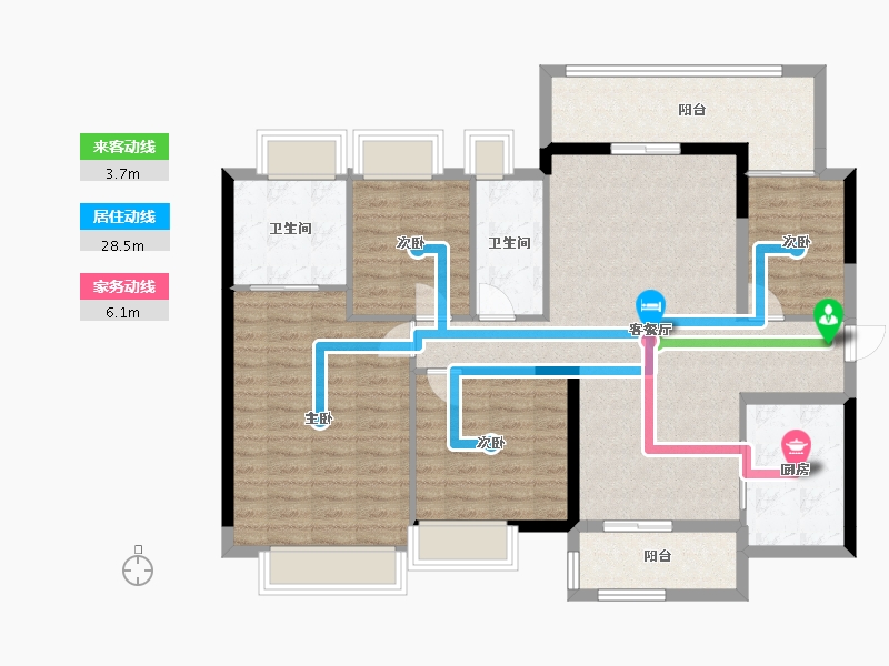 广东省-肇庆市-肇庆时代外滩-115.00-户型库-动静线