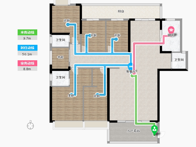 广东省-揭阳市-嘉应华府-230.00-户型库-动静线