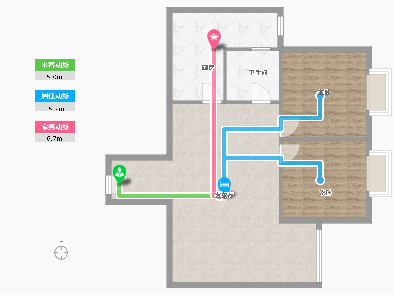 河北省-廊坊市-华冠小区-92.00-户型库-动静线