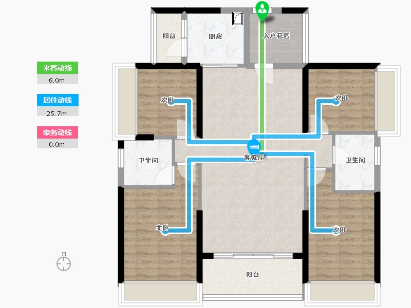 广东省-江门市-御锦世家花园-1055.55-户型库-动静线