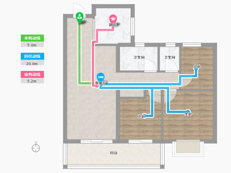 福建省-莆田市-建发磐龙府-68.00-户型库-动静线