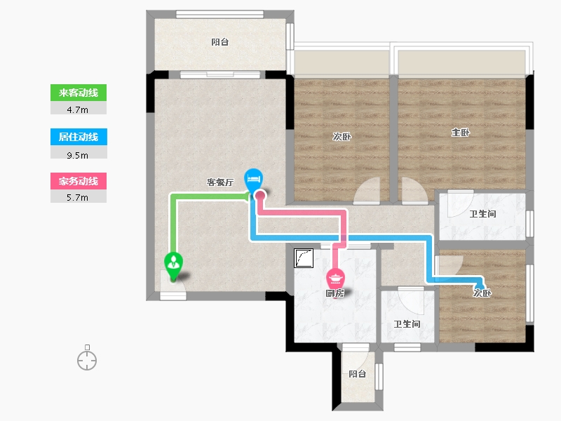 四川省-成都市-明城购物中心-98.00-户型库-动静线